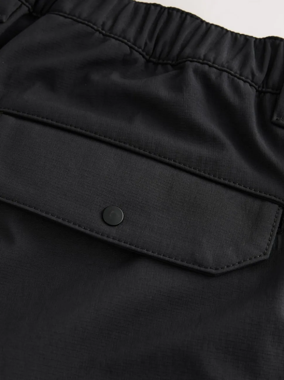Black Straight Fit ThermoGen Cargo Trousers