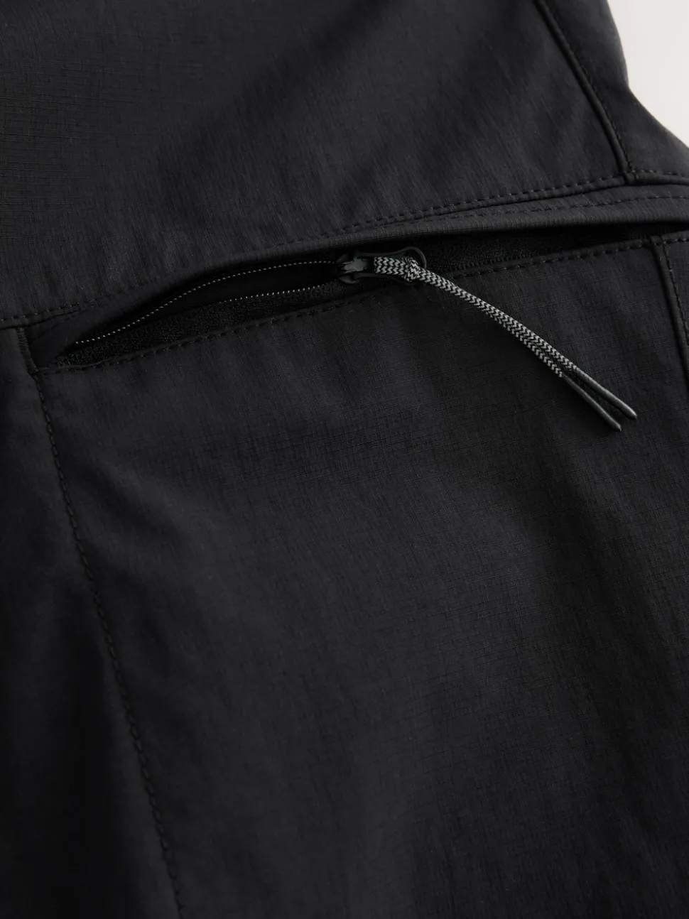 Black Straight Fit ThermoGen Cargo Trousers