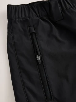 Black Straight Fit ThermoGen Cargo Trousers