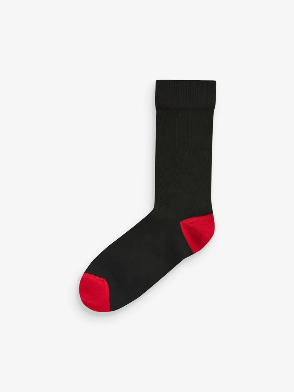 Black Stripe 7 Pack Cotton Rich Socks