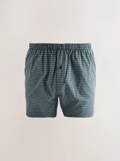 Black Stripe 4 pack Woven Pure Boxers