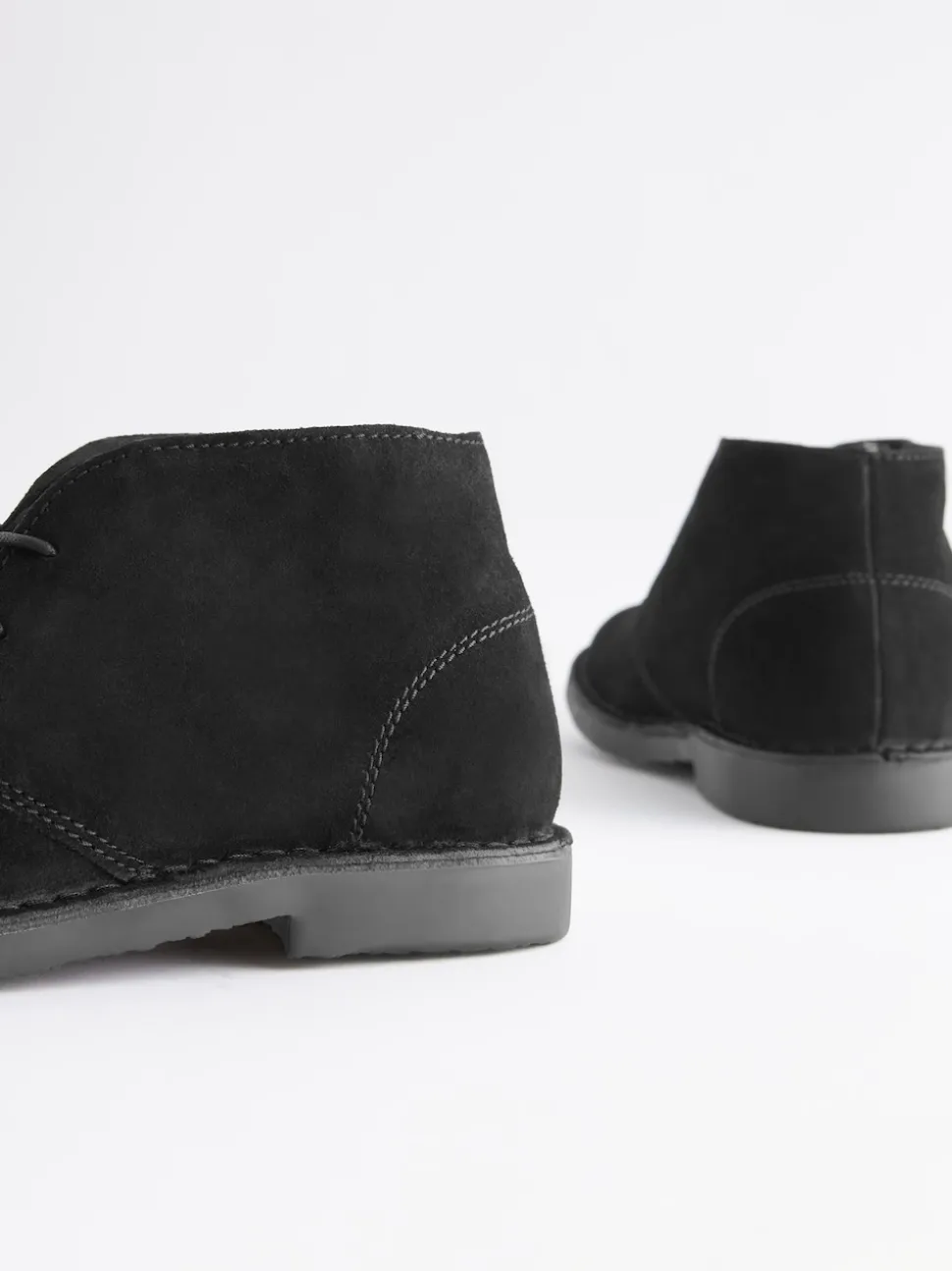 Black Suede Desert Boots