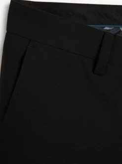 Black Tailored Fit Suit Trousers