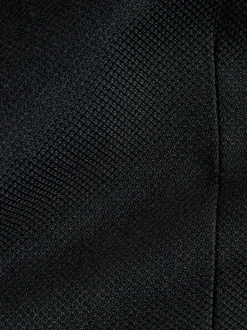 Black Tailored Fit Textured Suit Jacket