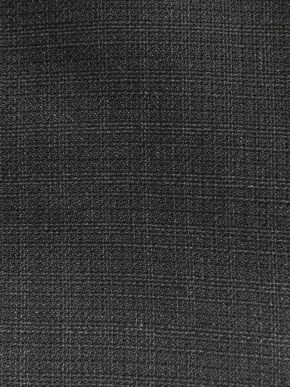 Black Tailored Fit Textured Wool Blend Suit Jacket
