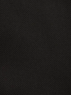 Black Textured Suit Waistcoat