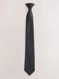 Black Textured Tie