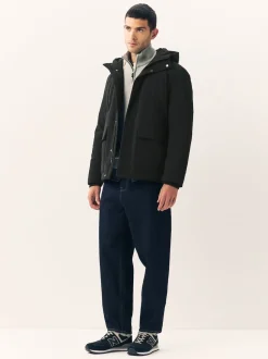 Black ThermoGen Parka Jacket with Borg Lining