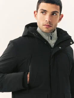 Black ThermoGen Parka Jacket with Borg Lining
