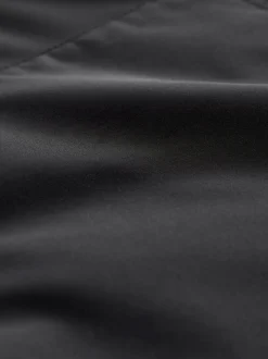 Black ThermoGen Shower Resistant Wadded Jacket