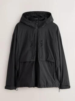 Black ThermoGen Shower Resistant Wadded Jacket