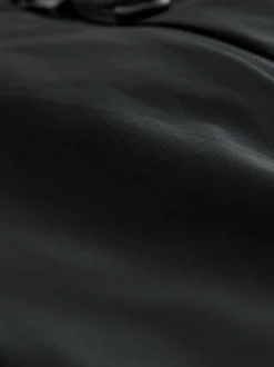 Black ThermoGen Shower Resistant Wadded Jacket