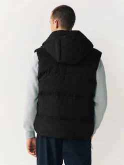 Black ThermoGen Shower Resistant Puffer Gilet