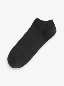 Black Trainer Socks 10 Pack