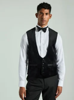 Black Velvet Waistcoat