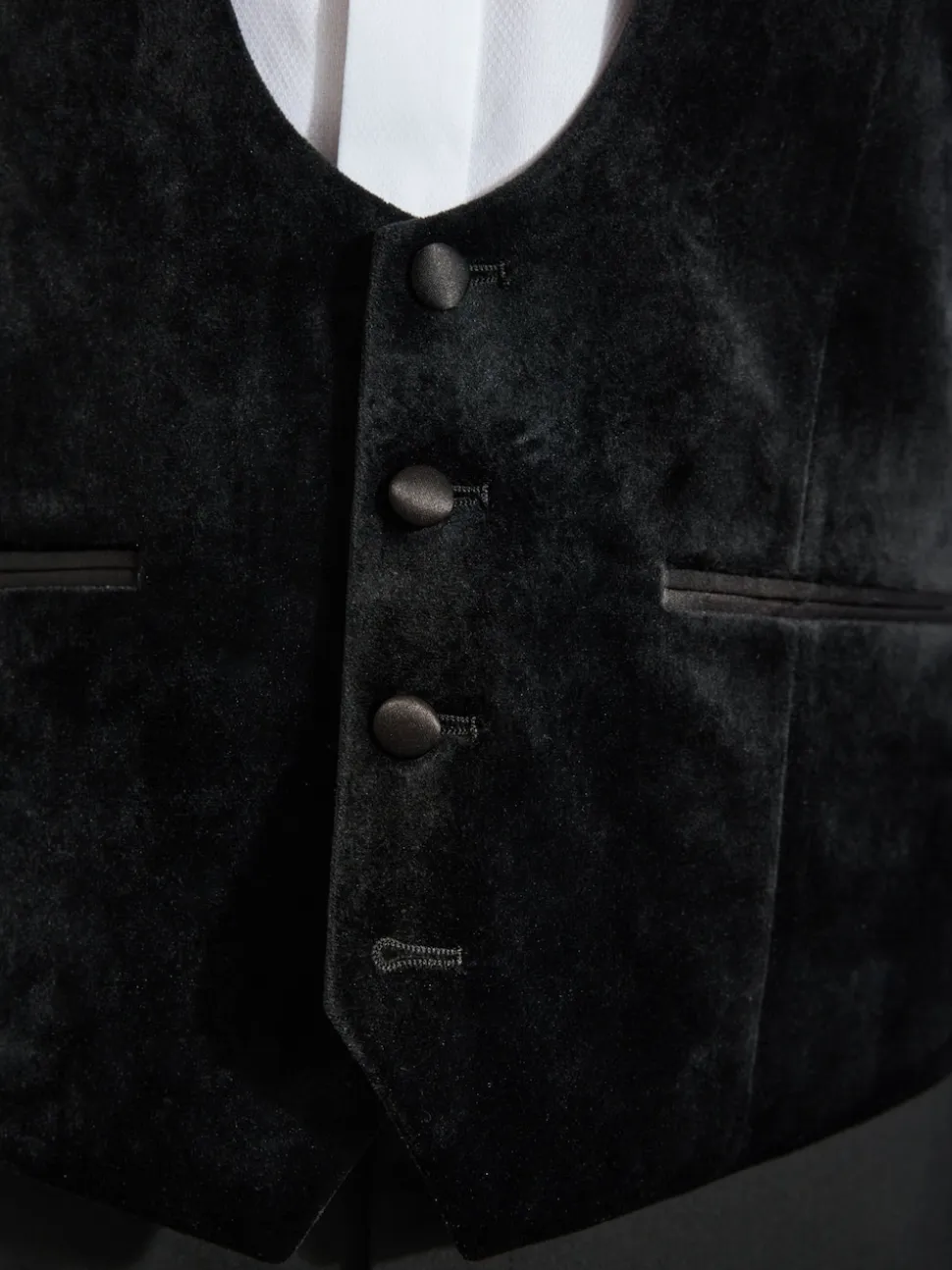 Black Velvet Waistcoat