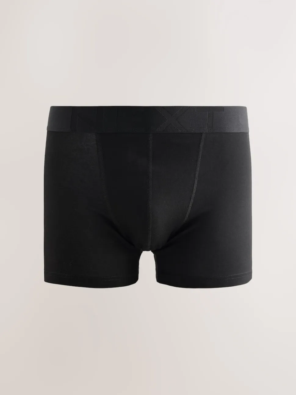 Black Waistband Trunks Boxers 5 Pack