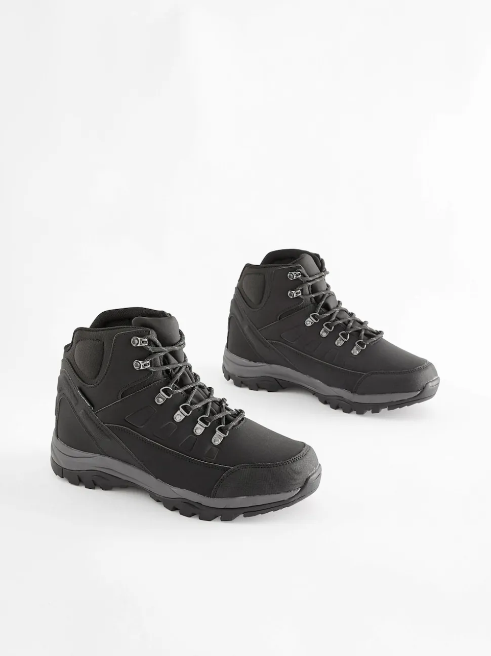 Black Waterproof Walking Boots
