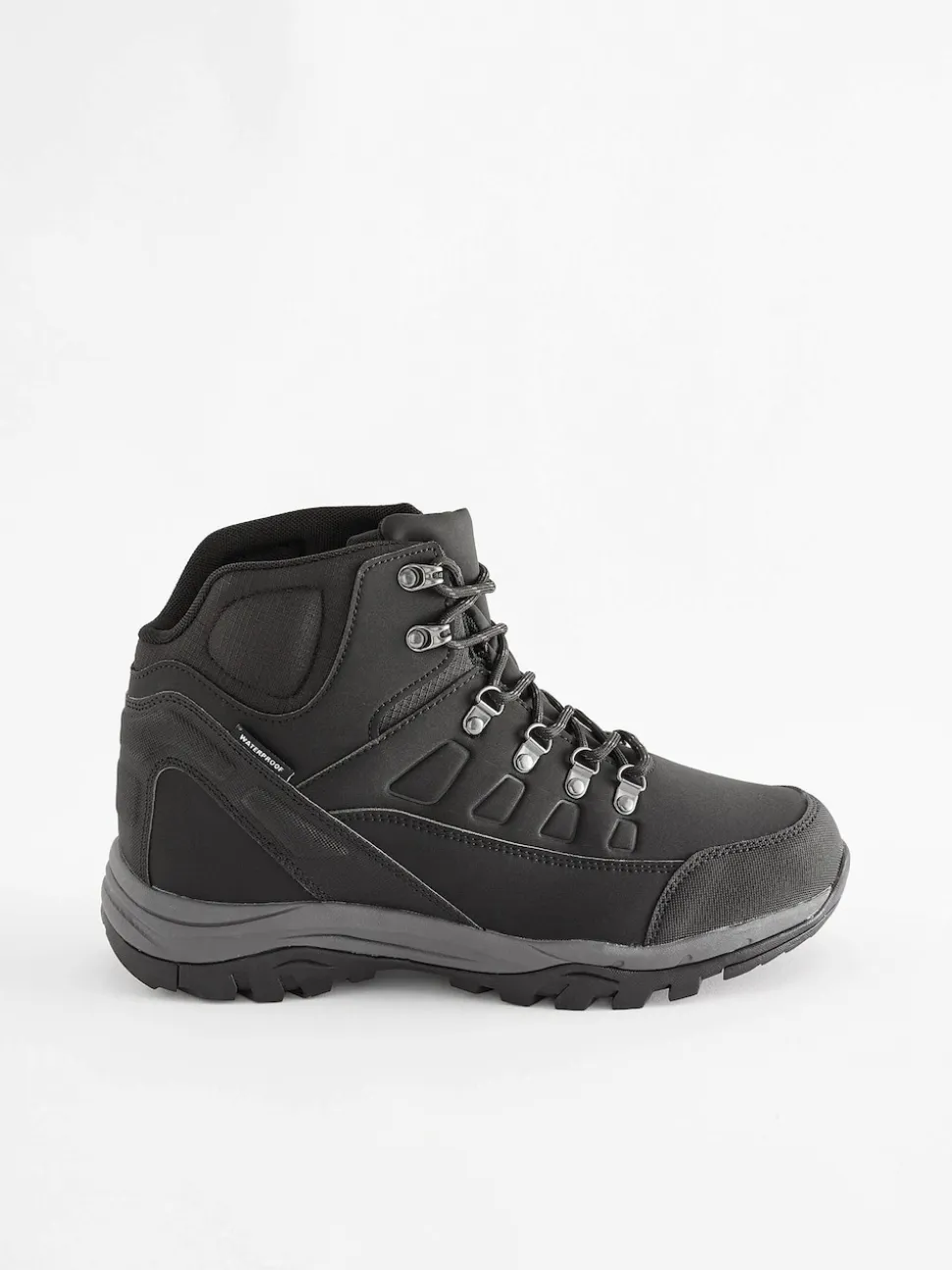 Black Waterproof Walking Boots