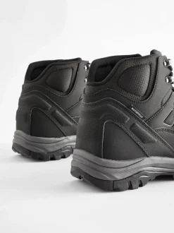 Black Waterproof Walking Boots