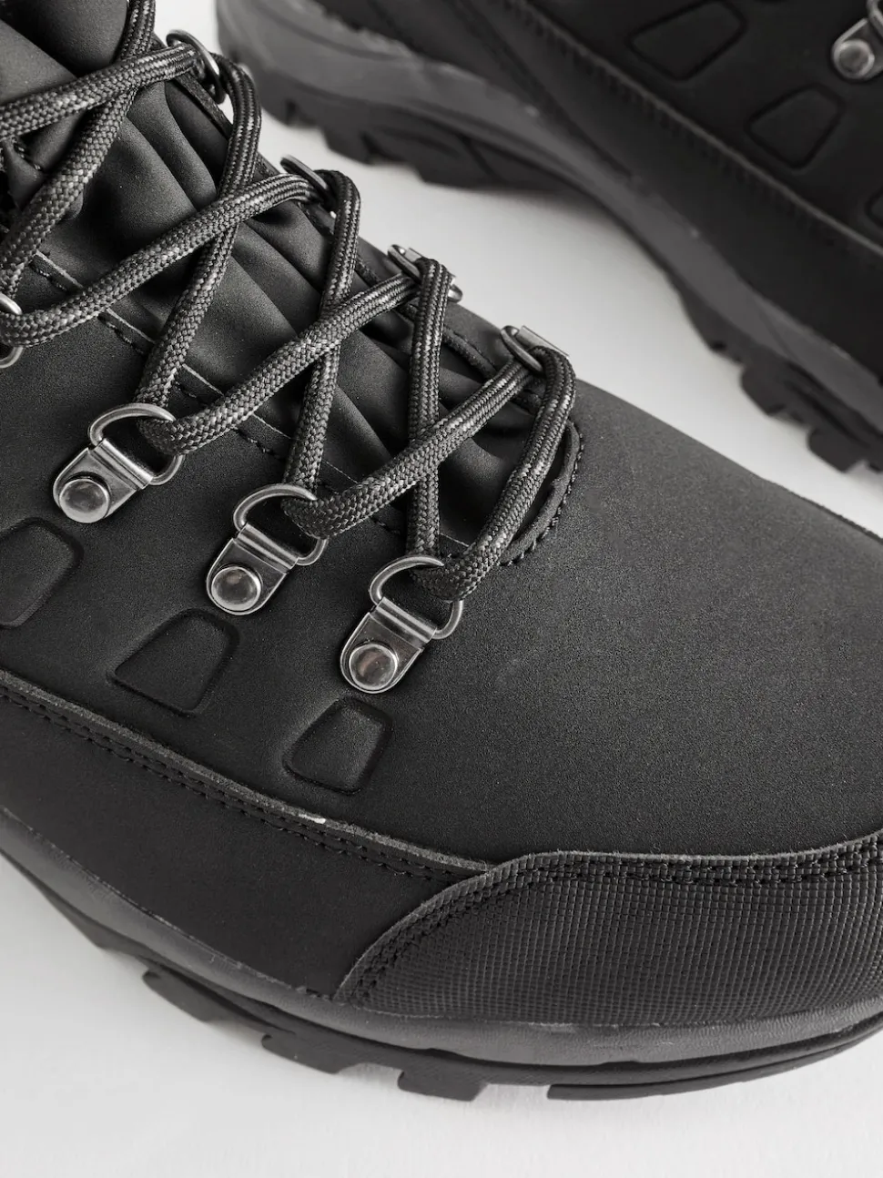 Black Waterproof Walking Boots