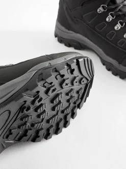Black Waterproof Walking Boots