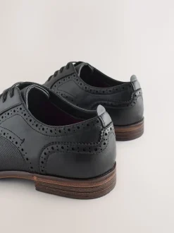 Black Wingcap Brogue Shoes