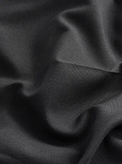 Black with Tape Detail Tailored Fit Tuxedo Suit Trousers