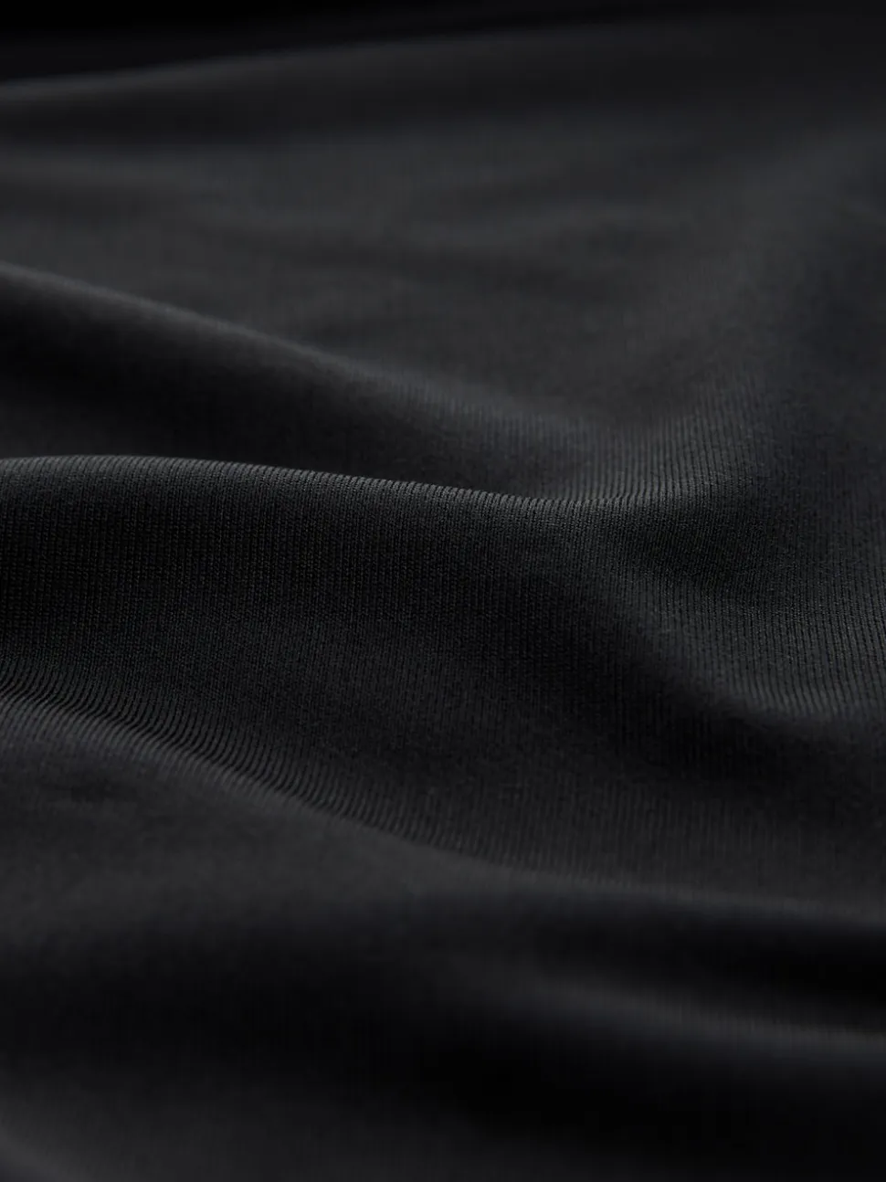 Black Zip Neck Active Training Top
