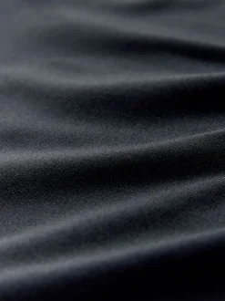 Black Zip Through Hoodie Active Training Top