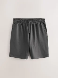 Black/Blue/Grey Loopback Soft Touch 5 Pack Joggers Shorts
