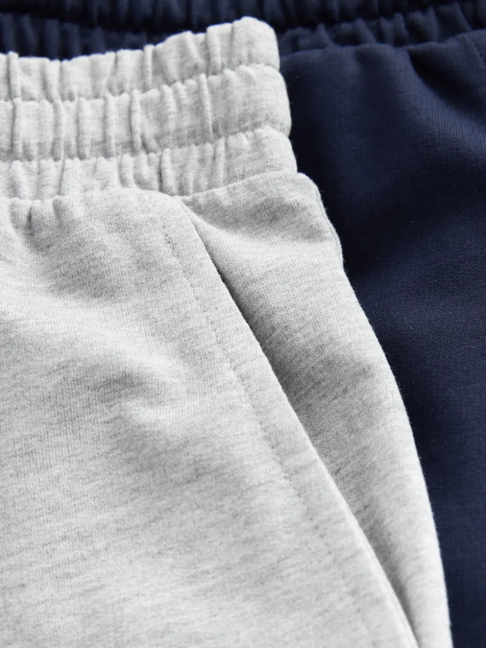 Black/Blue/Grey Loopback Soft Touch 5 Pack Joggers Shorts