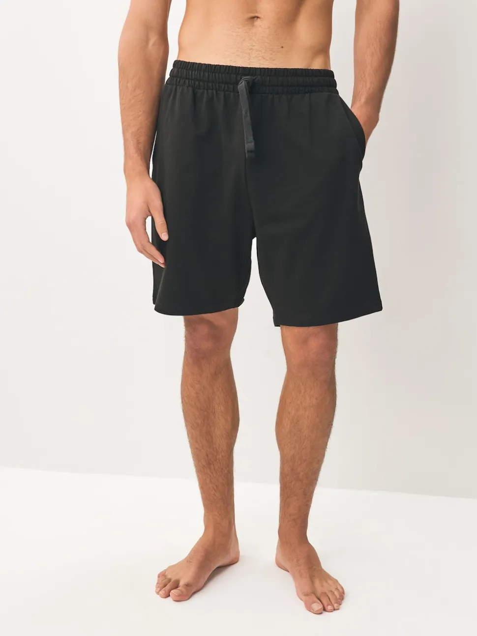 Black/Blue/Grey Loopback Soft Touch 5 Pack Joggers Shorts