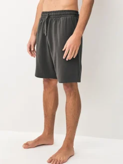 Black/Blue/Grey Loopback Soft Touch 5 Pack Joggers Shorts