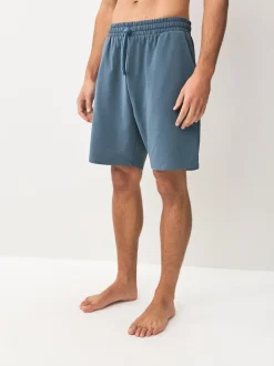 Black/Blue/Grey Loopback Soft Touch 5 Pack Joggers Shorts