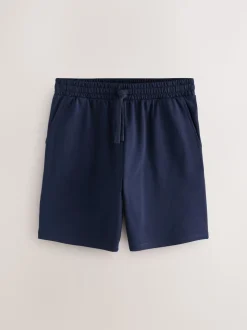 Black/Blue/Grey Loopback Soft Touch 5 Pack Joggers Shorts