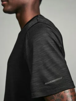 Black/Blue/Ice Grey Short Sleeve Tee Active Gym Mesh Vests 3 Pack