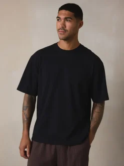 Black/Brown Short Sleeve Pyjamas Set