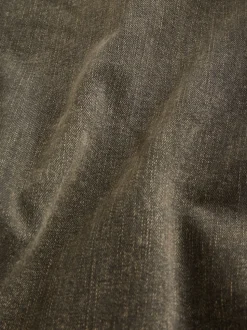 Black/Brown Single Straight Fit Classic Stretch Jeans