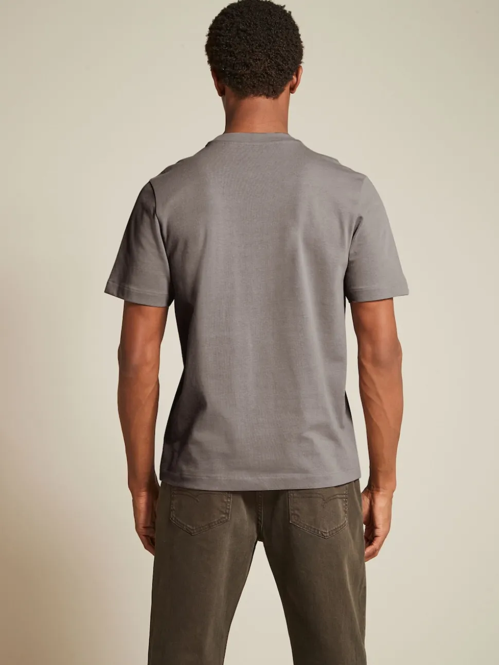 Black/Brown/Light Neutral Relaxed Fit Heavyweight T-Shirts 3 Pack