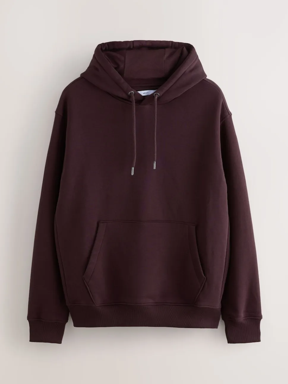 Black/Burgandy Red Cotton Rich Jersey Overhead Hoodies 2 Pack
