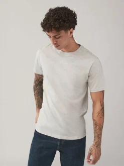 Black/Burg/White/Grey Regular Fit T-Shirts 4 Pack