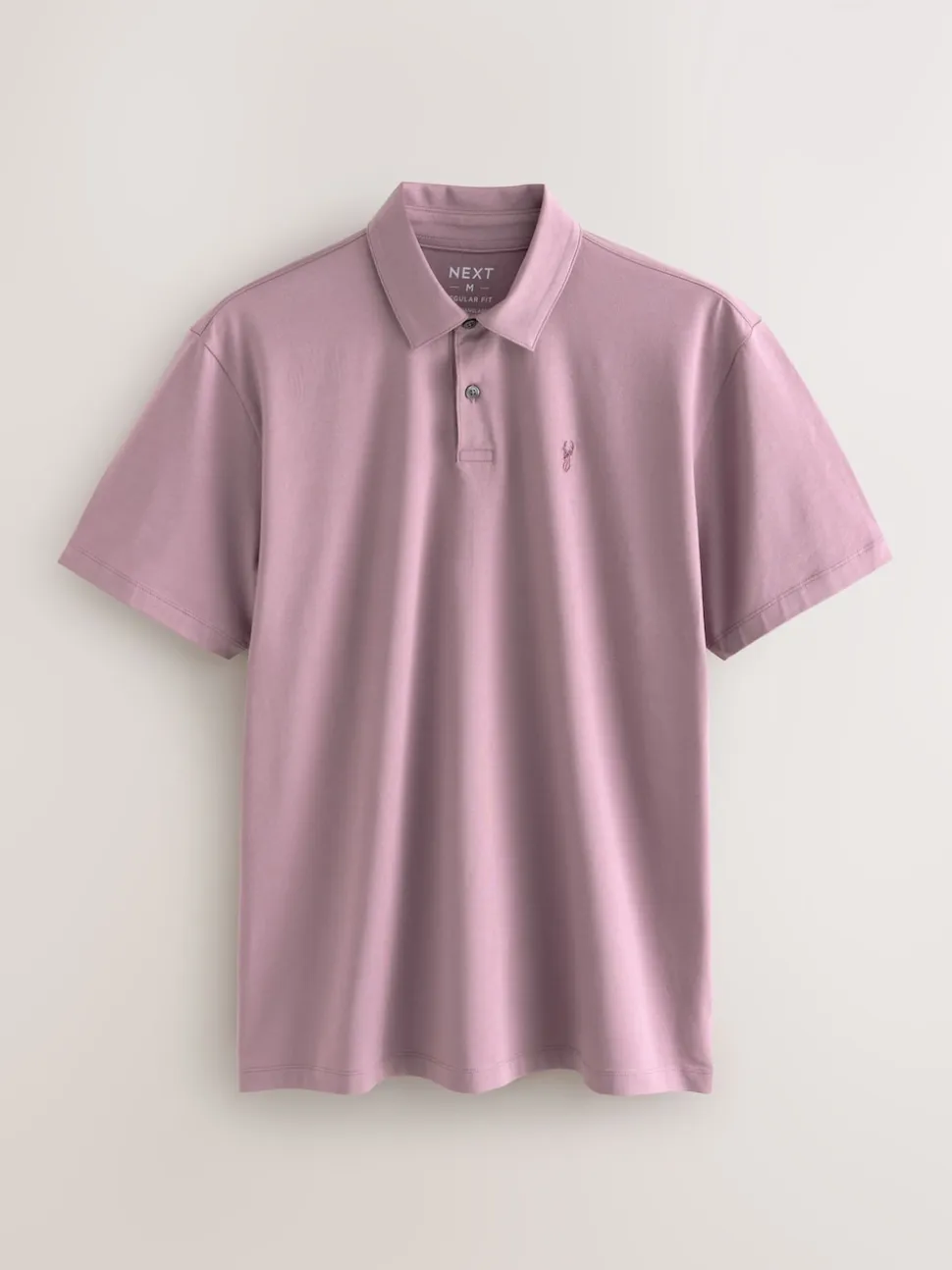 Black/Ecru/Blue/Green/Pink Regular Fit Short Sleeve Jersey Polo Shirts 5 Pack