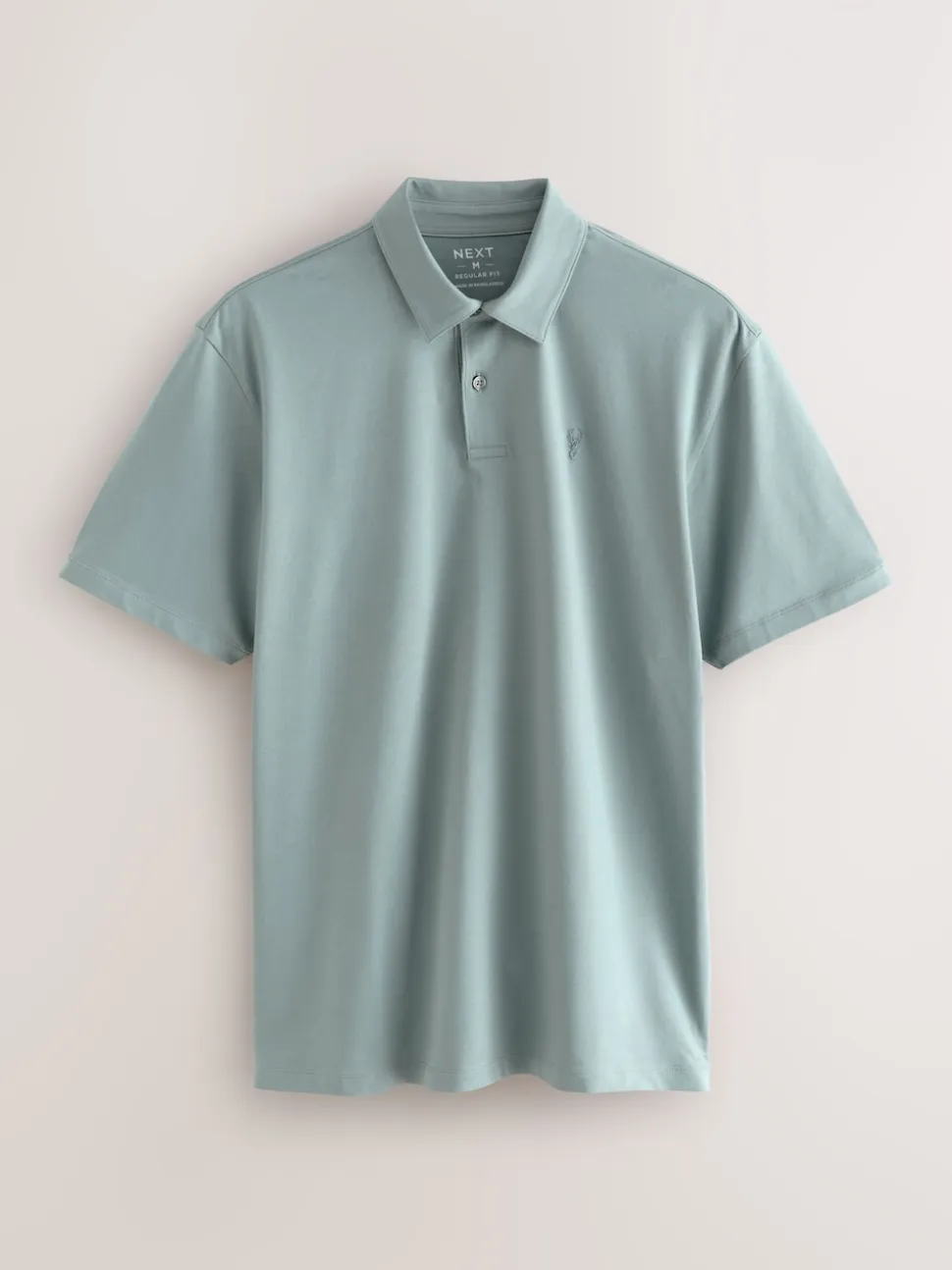 Black/Ecru/Blue/Green/Pink Regular Fit Short Sleeve Jersey Polo Shirts 5 Pack