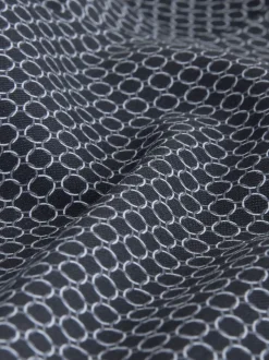 Black/Gold Link Regular Fit Long Sleeve Print Shirt