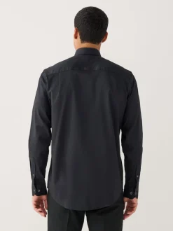 Black/Gold Paisley Regular Fit Shirt And Tie Party Pack