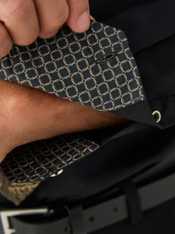 Black/Gold Paisley Regular Fit Shirt And Tie Party Pack