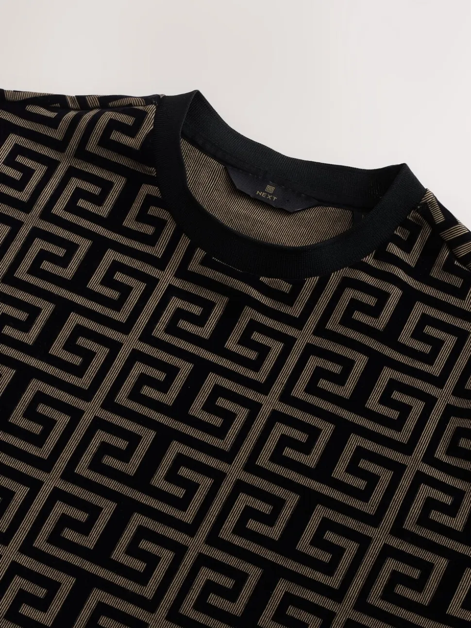 Black/Gold Smart Flocked T-Shirt