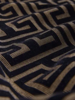 Black/Gold Smart Flocked T-Shirt