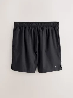 Black/Grey 7 Inch Active Gym Sports Shorts 2 Pack